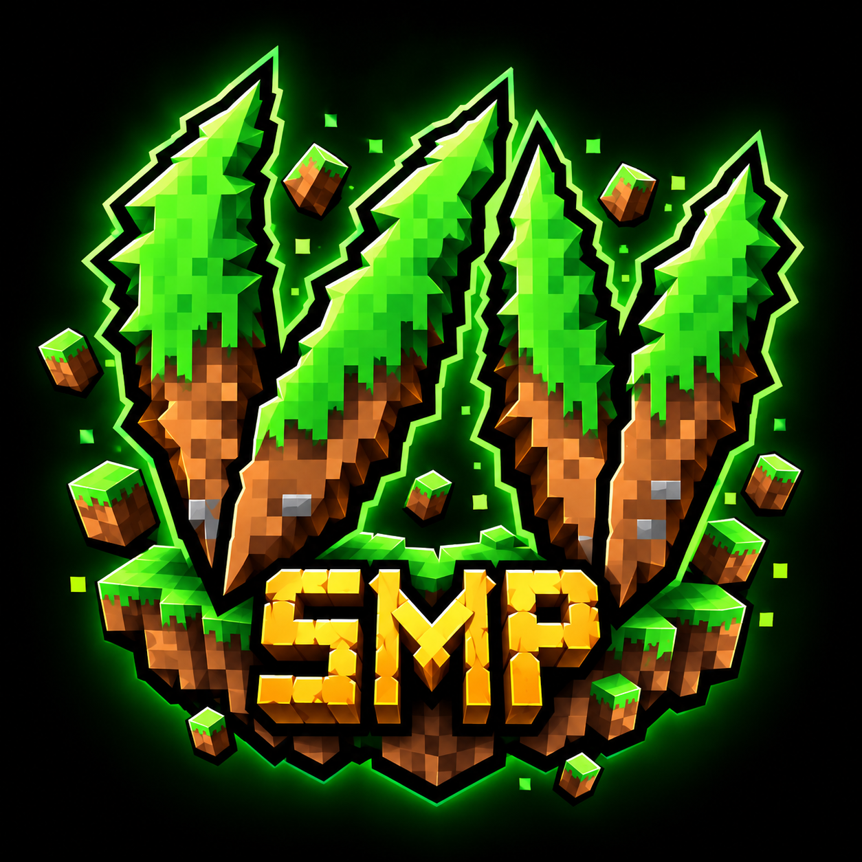 WILD SMP voxel emblem